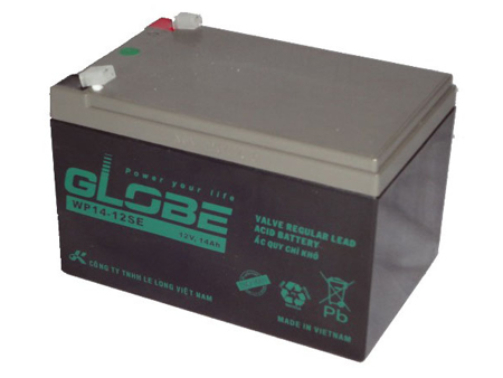 Bình ắc quy Globe 12v14ah
