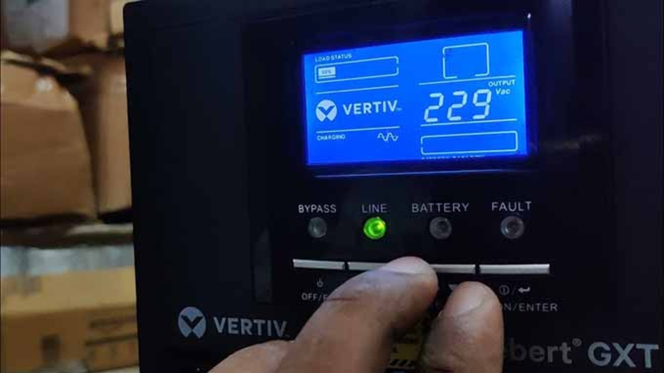 ma loi ups vertiv va cach khac phuc