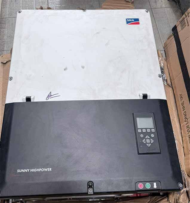 sua loi inverter sma shp 75-10 hu cong suat